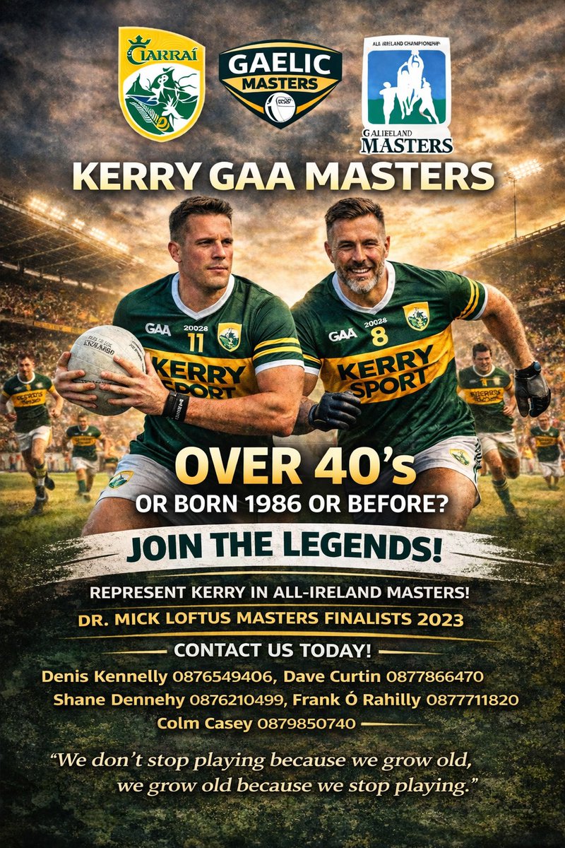 Kerry Gaelic Masters tweet media