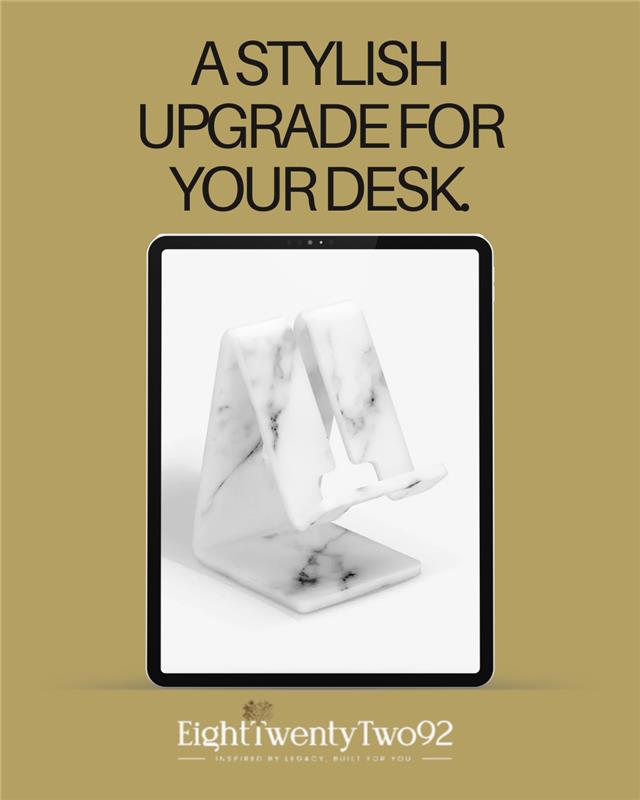 82292official's tweet photo. Clean look. Smart solution. Everyday convenience.
Order now at - https://t.co/fKNg1hICaU
#DeskSetup #WorkspaceGoals #TechAccessories #ModernOffice #MarbleAesthetic #PhoneStand #TabletStand #DeskEssentials #MinimalDesign #HomeOfficeInspo #ProductivityTools #WorkSmart https://t.co/aft9aC6G4r