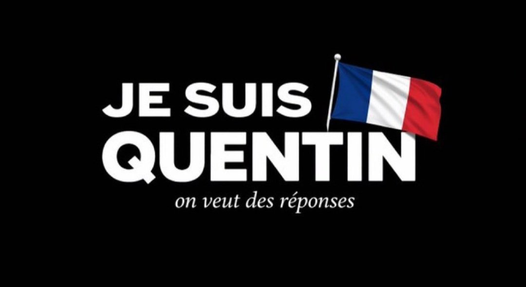 ClovisLuteceFR's tweet photo. +++ JUSTICE POUR QUENTIN ! ✊🏻 https://t.co/mC129F0j0l