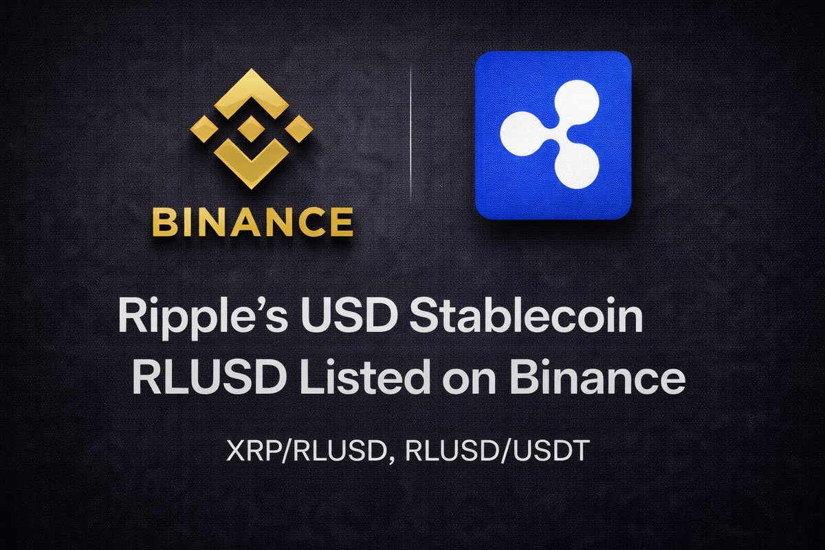 DooridooriX's tweet image. BREAKING: #Binance announces #high-yield #incentive promotion for #RLUSD holders

Why is this crazy news?

$XLM $100 
$XRP $1,000 
@elonmusk You already know. 

Prediction: This signals that the Clarity Act has been successfully finalized. 😜

Binance will offer 8.5% APY on RLUSD