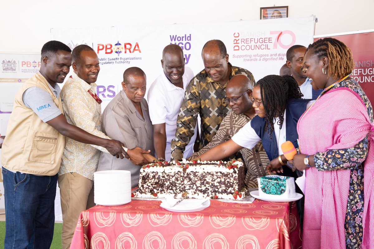 PBO_RA's tweet photo. As we cut the cake, we celebrate more than a day, we celebrate impact, partnership, and lives transformed.

#WorldNGODay reminds us that when Government, PBOs, and communities work together, change is not just possible — it is inevitable.

Here’s to stronger collaboration, greater accountability, and a future built on shared purpose. 🌍✨