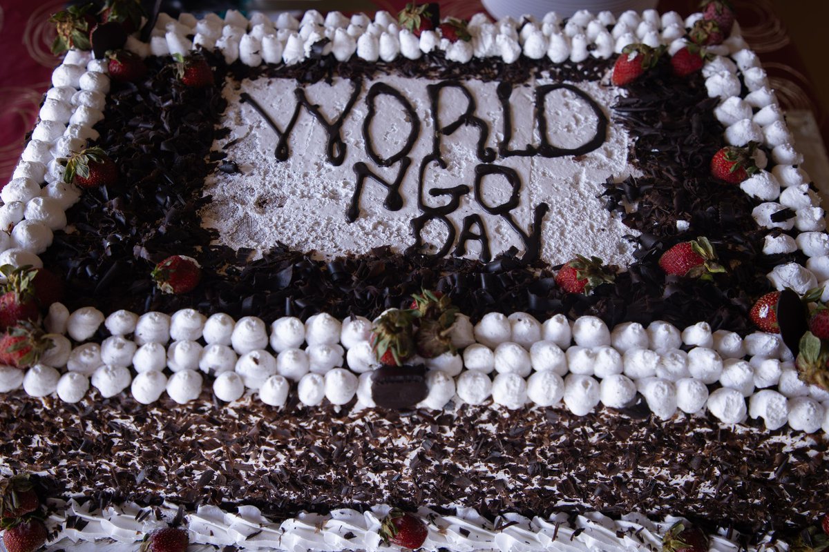 PBO_RA's tweet photo. As we cut the cake, we celebrate more than a day, we celebrate impact, partnership, and lives transformed.

#WorldNGODay reminds us that when Government, PBOs, and communities work together, change is not just possible — it is inevitable.

Here’s to stronger collaboration, greater accountability, and a future built on shared purpose. 🌍✨