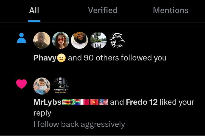 Bro to Bro, If you're not asleep follow now let's grow together.....
I follow back in under 0.5secs, follow now and test my speed🚀