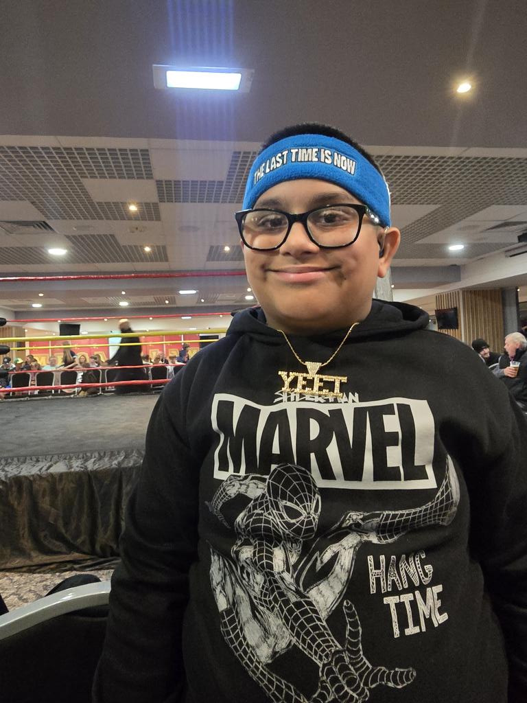 bennymufc's tweet photo. Zayden at a local Mega Slam Wrestling event at Ewood Park tonight #Zayden #MegaSlam #Wrestling #EwoodPark https://t.co/VpGqkFvUrv