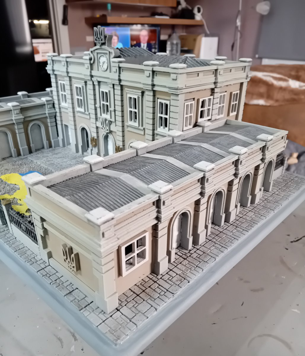 gareth_lane's tweet image. Modern Warfare - Ukraine Government Building 
#28mm #modernwarfare