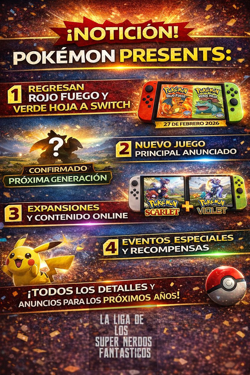 La Liga de los Super Nerdos Fantasticos tweet media