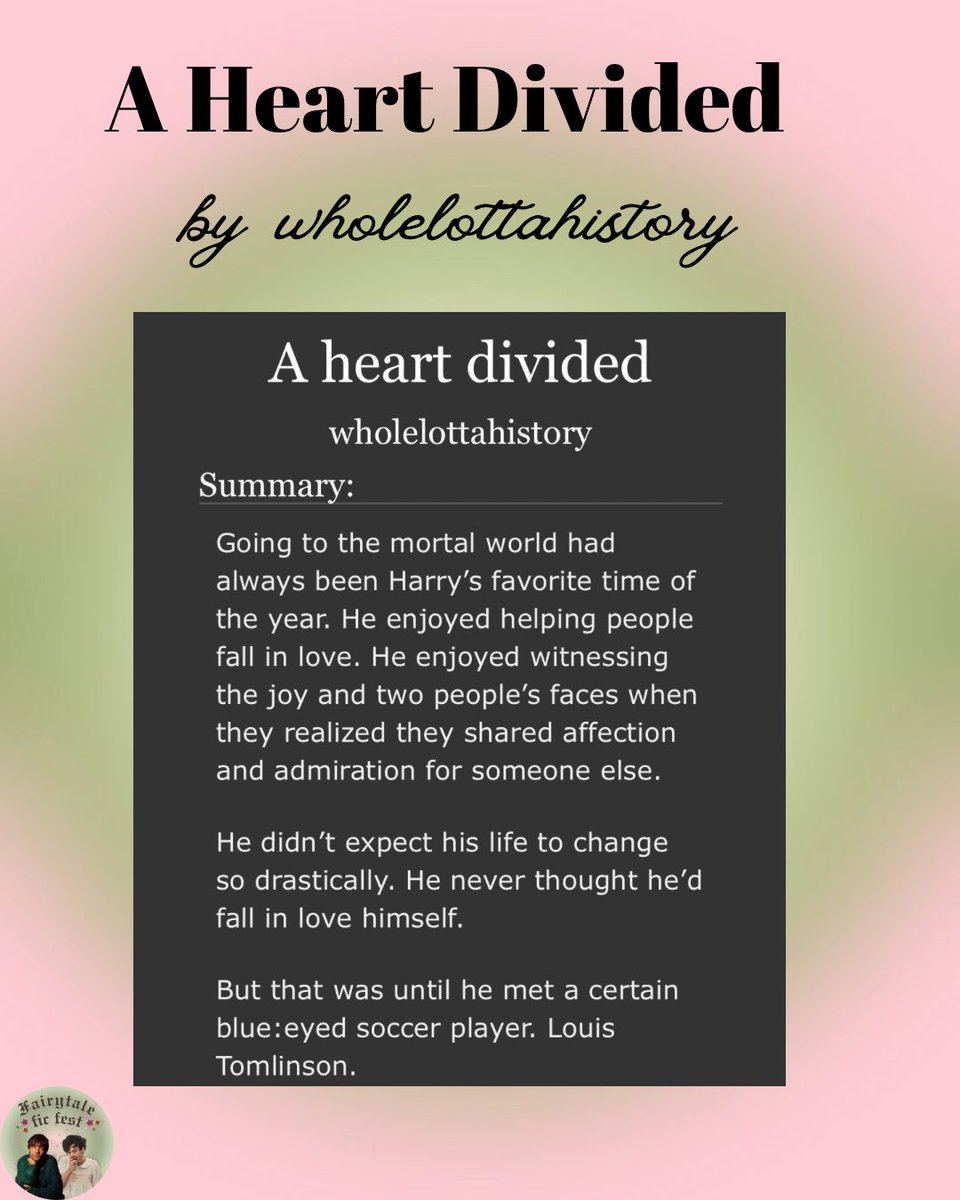 Fairytale Fic Fest 🧚‍♀️ tweet media