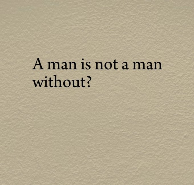 Men, come and answer o