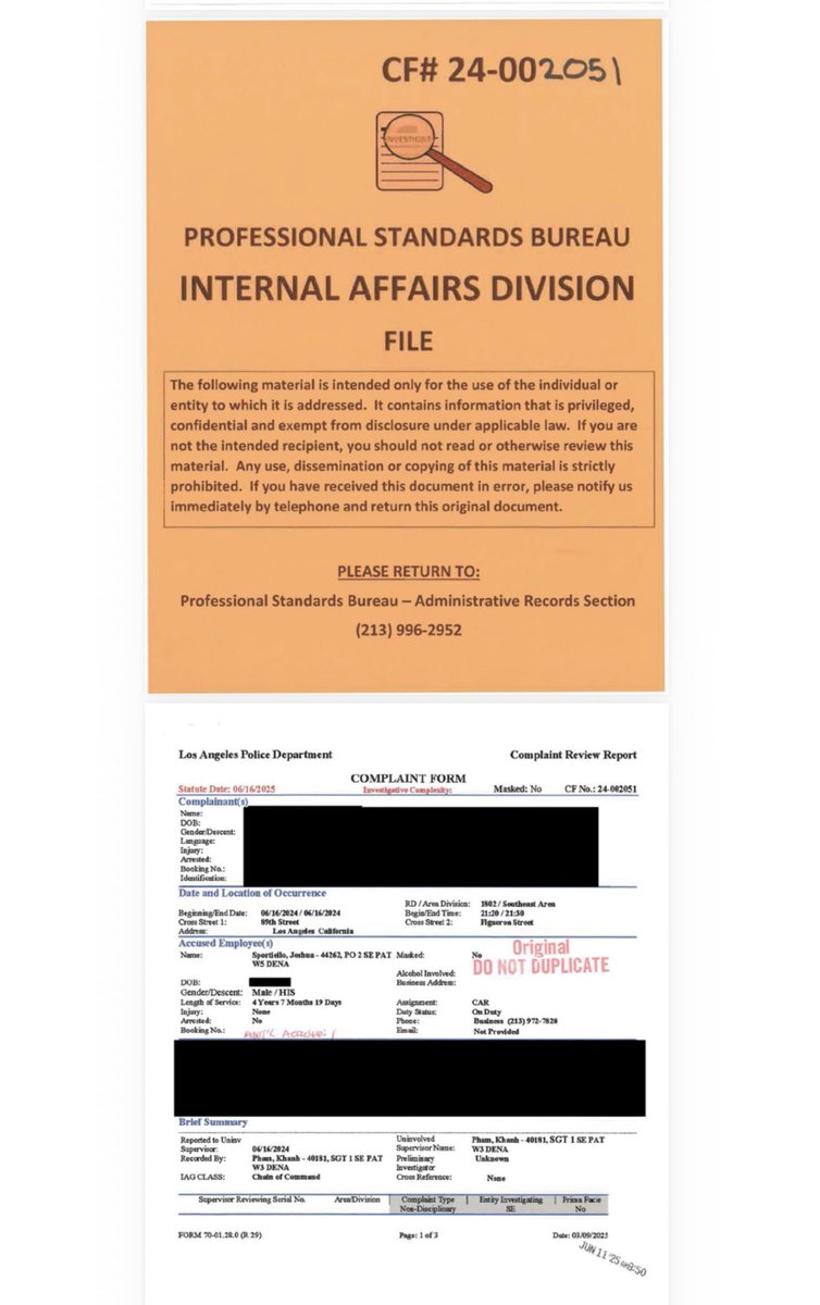 Film The Police LA tweet media