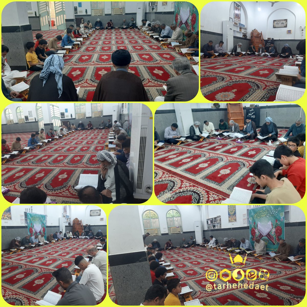 tarhehedaet's tweet photo. 📸گزارش تصویری: قرائت جزء نهم قرآن کریم در مسجد امام جعفرصادق(ع) گمبوعه بزرگ رمضان ۱۴۰۴ https://t.co/SRAXn7akpq