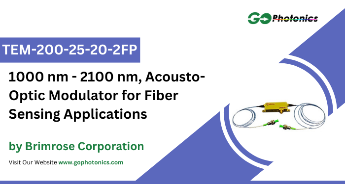 gophotonics's tweet photo. The TEM-200-25-20-2FP from Brimrose Corporation is an Acousto-Optic Modulator with a wavelength of 1000 nm - 2100 nm.

Click here to Download the Datasheet https://t.co/yQ0d4a0gOP

#BrimroseCorporation #acousto #optic #modulator #Featured #Products #photonics #INDUSTRY #Insights https://t.co/1rC4fmNcRz