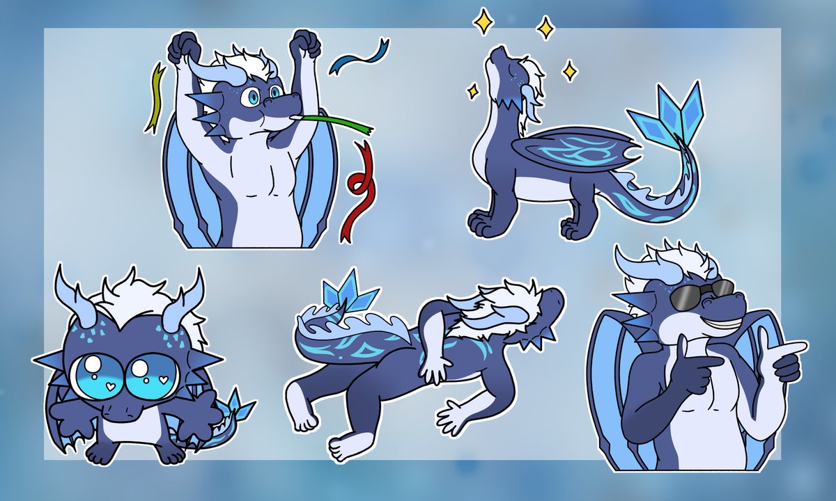 Mini pack de stickers para Astraeus
