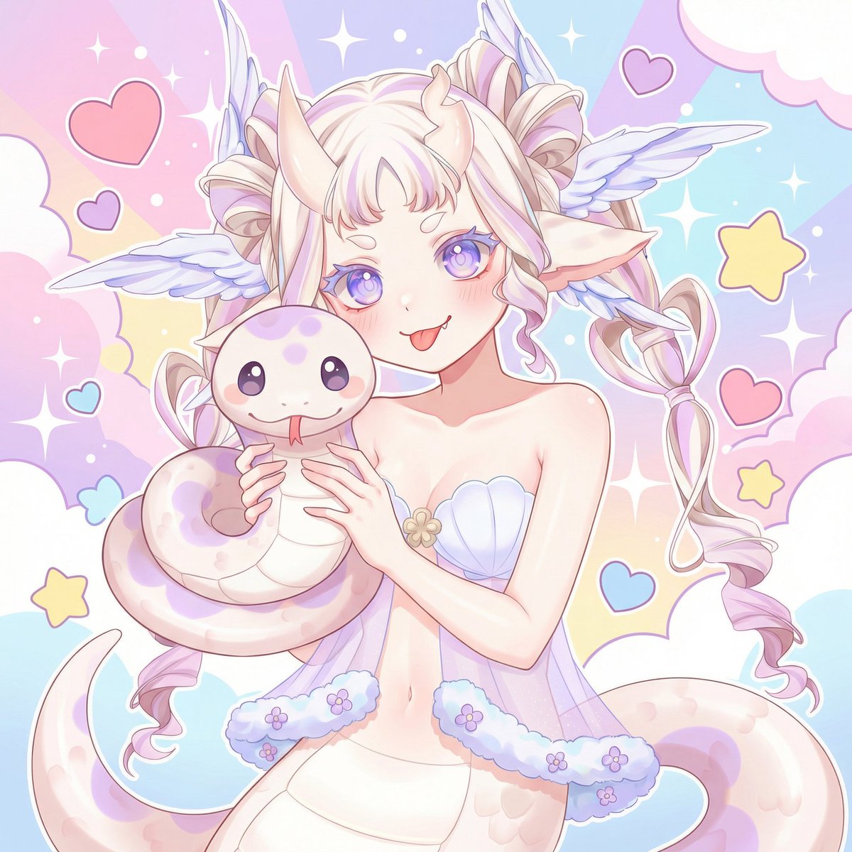 蛇ノ目 禰🌸圖奇全突發小蛇勢Vtuber🐍 異端研究所HRL𓂀零期生 tweet media