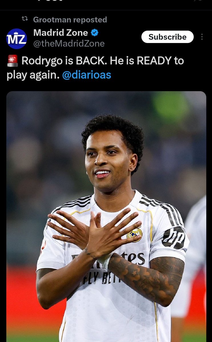 UCL draw: Manchester city vs Real Madrid 

Rodrygo: