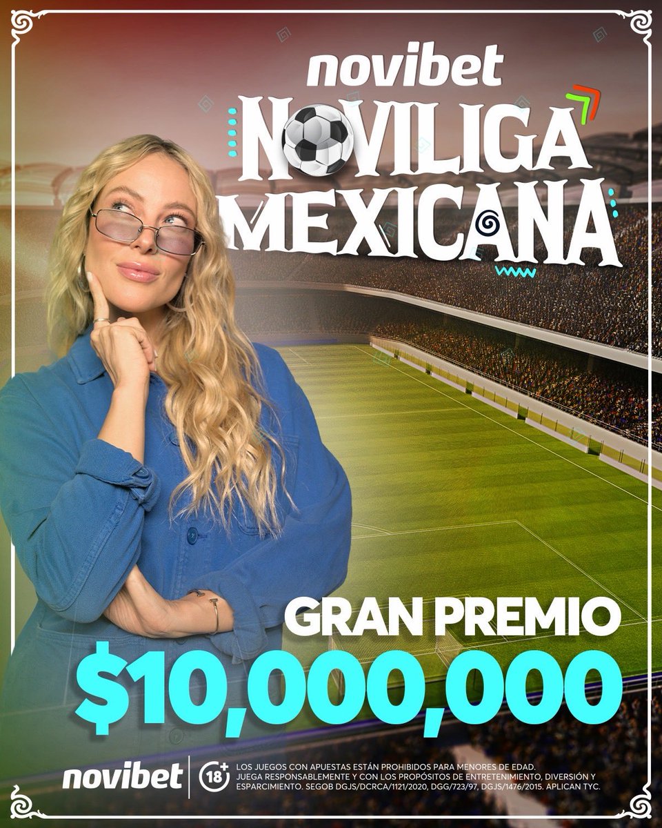 Parley de Liga MX seguro 🔒

Vamos con 2500 pesos para ganar 7mil pesos 💰

500 pesos en apuestas gratis ⁉️

tinyurl.com/4t8c9dr4

Ustedes que harían con 10 millones de pesos⁉️

Hermanos miren esta súper promo de mis amigos de <a href="/NovibetMexico/">Novibet México</a> regreso la NOVILIGAMEXICANA🔥🚀