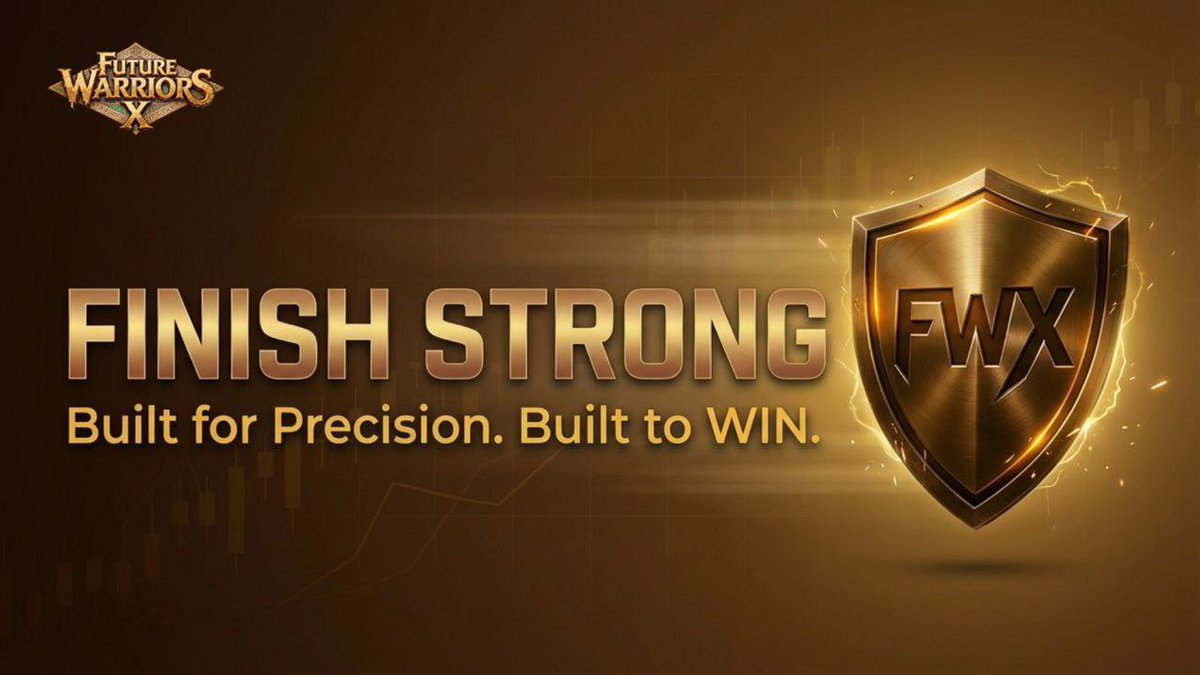 FutureWarriorsX's tweet photo. Friday isn’t for slowing down.
It’s for finishing strong. ⚔️
While the market tests patience,
Warriors execute with discipline.
No noise.
No hesitation.
Just precision.
Built for pressure.
Built for volatility.
Built to WIN. 💥
#FWX #FutureWarriorsX #FridayVibes https://t.co/lobimDla2S