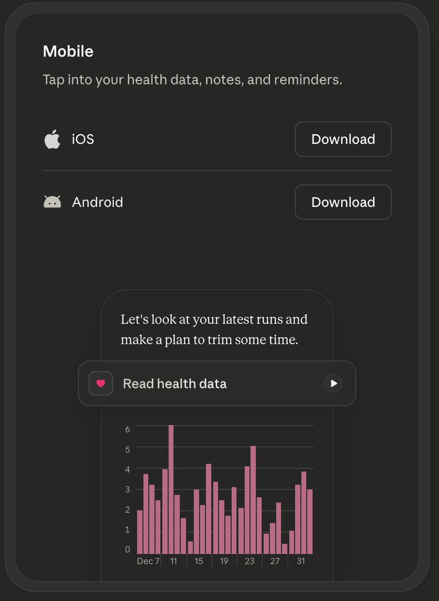 so in Claude Mac desktop theres a popup advertising a connector to Apple Health, but theres no connector or extension available right now. Or is there?