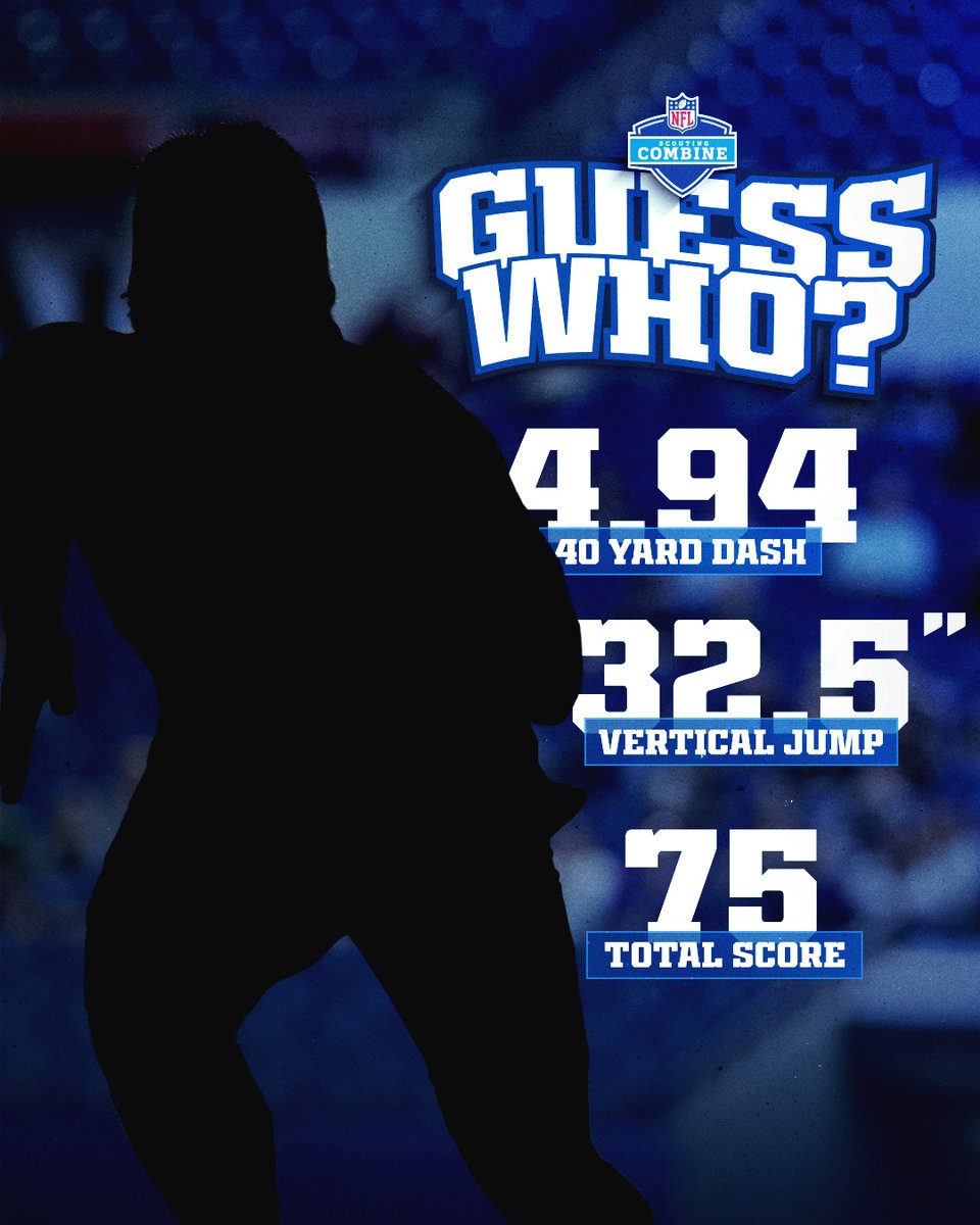 which current player had these stats during their nfl combine? 👀⬇️