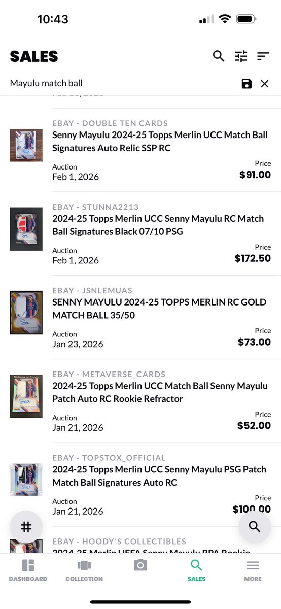 <a href="/jcutlersburner/">JayCutlersBurner</a> Senny Mayulu Match Ball case hit - $75 shipped