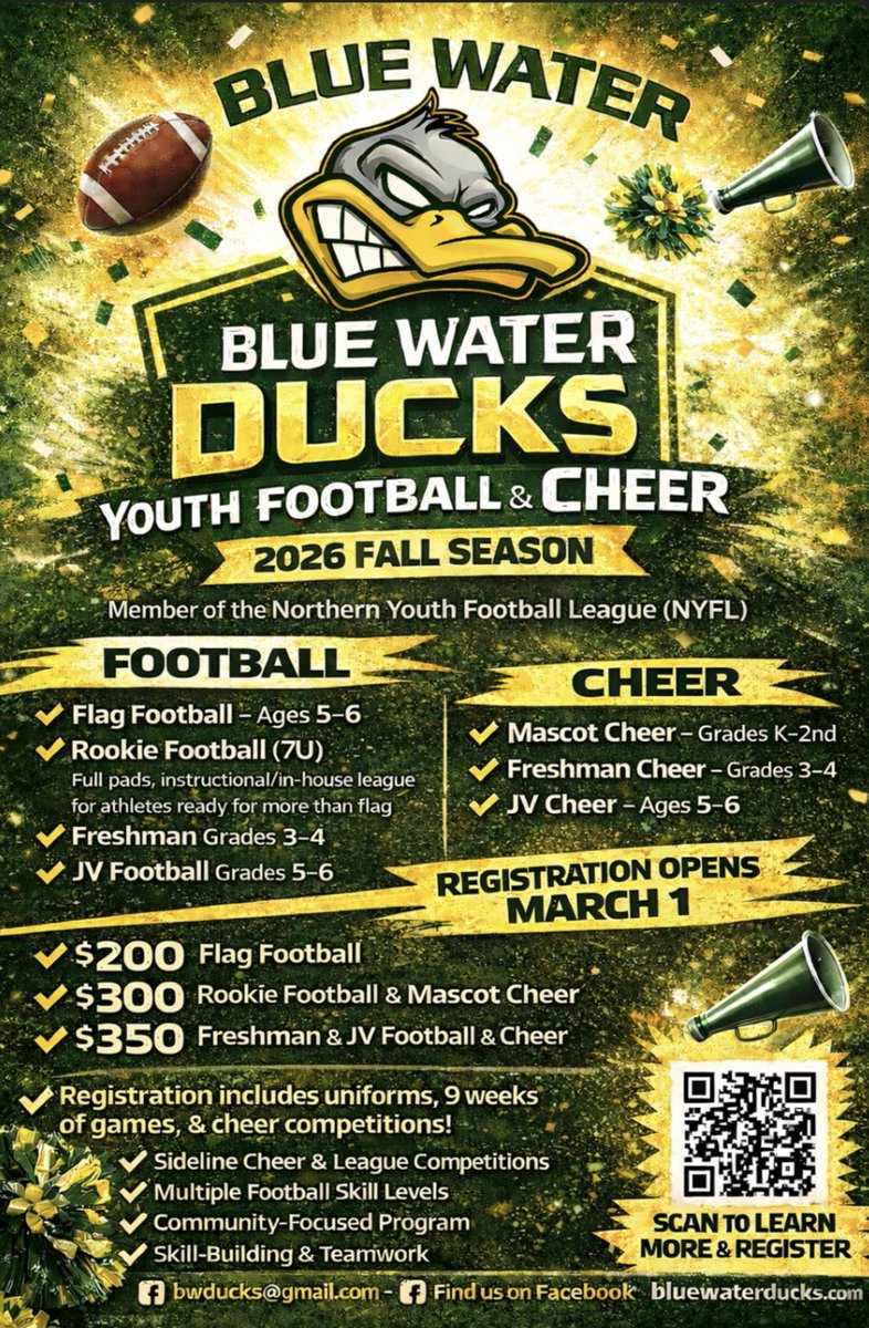 BW_Ducks's tweet photo. Opens March 1!!!! We will have limited spots on Freshman and JV levels…
#QuackQuack https://t.co/buaaEZdl6x