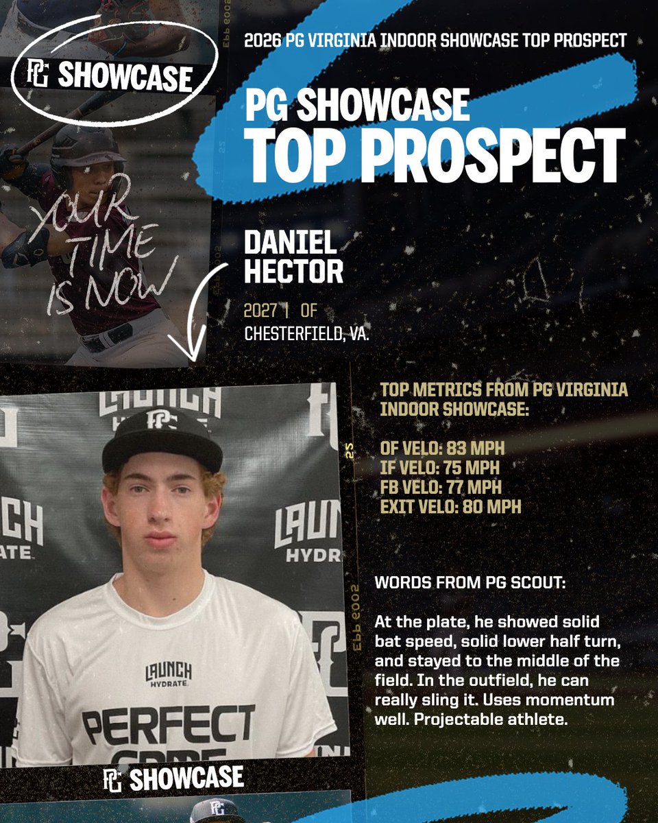 PG_VirginiaWV's tweet photo. Daniel Hoctor ('27)
Will Newburn ('28)
Aiden Kirk ('28)
Grant Williams ('28)

performances landed each of them on the 2025 PG Virginia Indoor ShowcaseTop Prospect List. Check out their great performance below.🔥🔥

See the full Top Prospect List here.
https://t.co/IqkqyETe69

@PerfectGameUSA @PG_Scouting