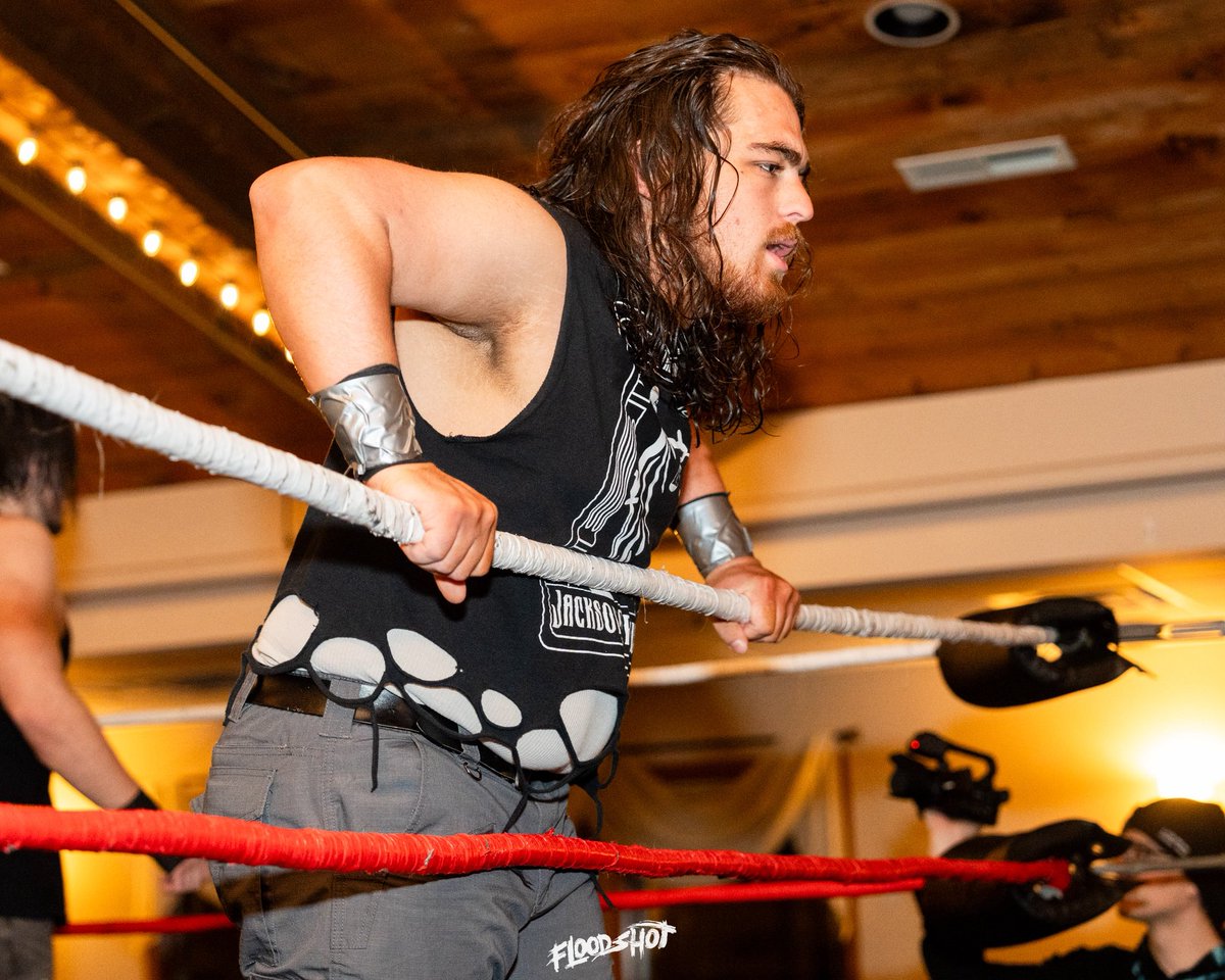 JacksonxCrowe's tweet photo. The debut of P.O.S. (Pariahs of Society) was unsuccessful due to yet another corrupt institution known as @Blitzkrieg_Pro just another to add to the list of those that choose to hold people like me back. We will have #justiceforjackson https://t.co/zpmCld50Gt