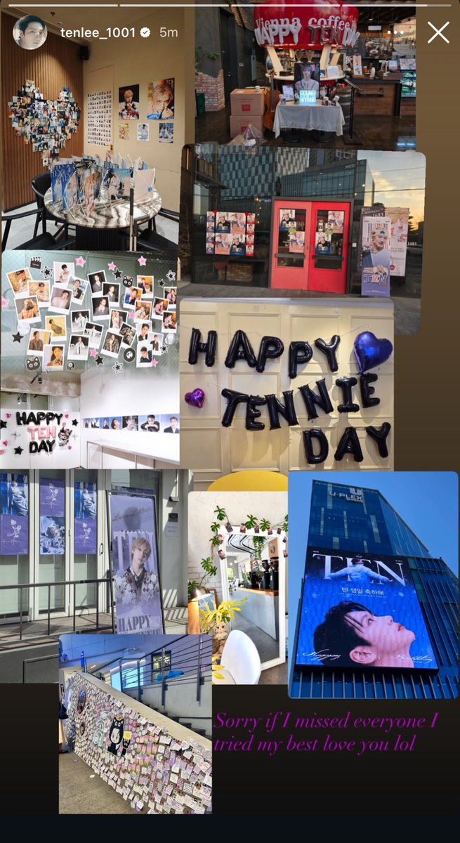 ”ขอโทษด้วยถ้าเตนล์ลืมเอ่ยถึงใครไป เตนล์พยายามอย่างเต็มที่แล้ว รักทุกคนนะ 555555“

 #HAPPYTENDAY