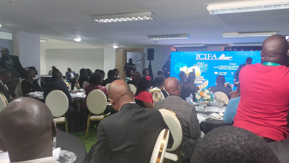 Jacintamn's tweet photo. #ICIFA10years @KASNEB_FDN 
ICIFA dinner https://t.co/N5j7OPrCF0