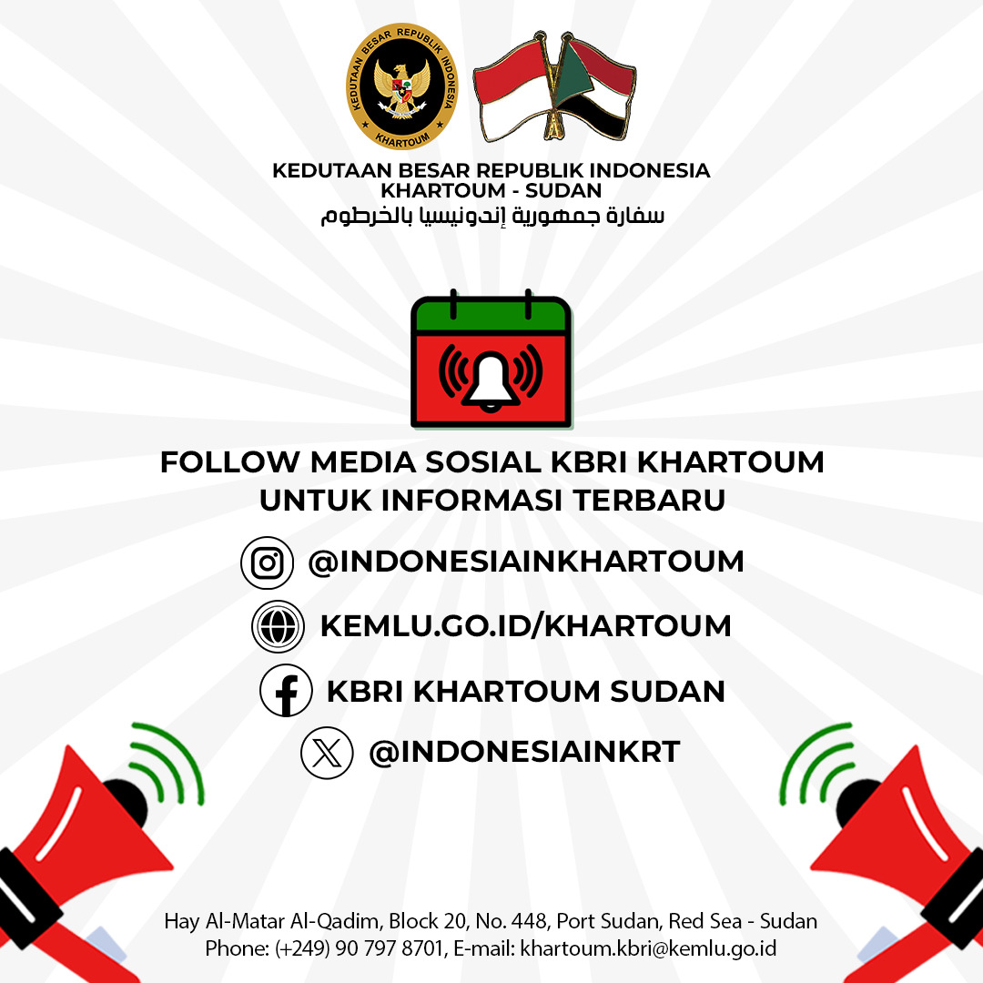 Indonesia Embassy Khartoum tweet media