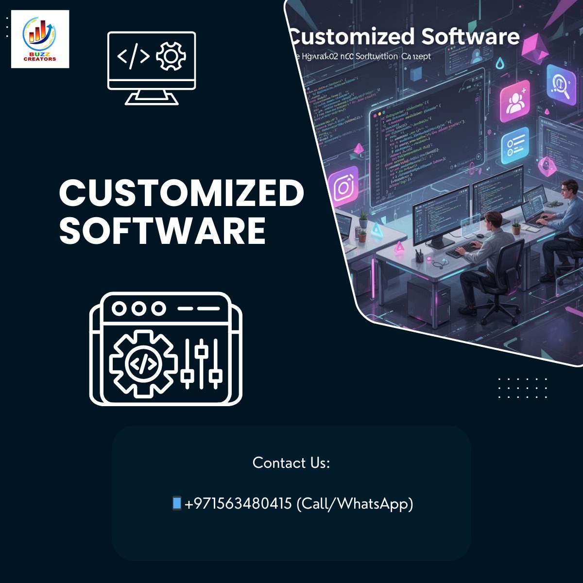 _BuzzCreators's tweet photo. **Buzz Creators Digital Media** offers tailored **Customized Software Services** designed to meet the unique needs of businesses across industries. 
 
Contact Us:

📱+971563480415 (Call/WhatsApp)

#CustomisedSoftware  #VibesChanger #BuzzCreatorsDigitalMedia
#BusinessSuccess https://t.co/7zfzEKS0Xq