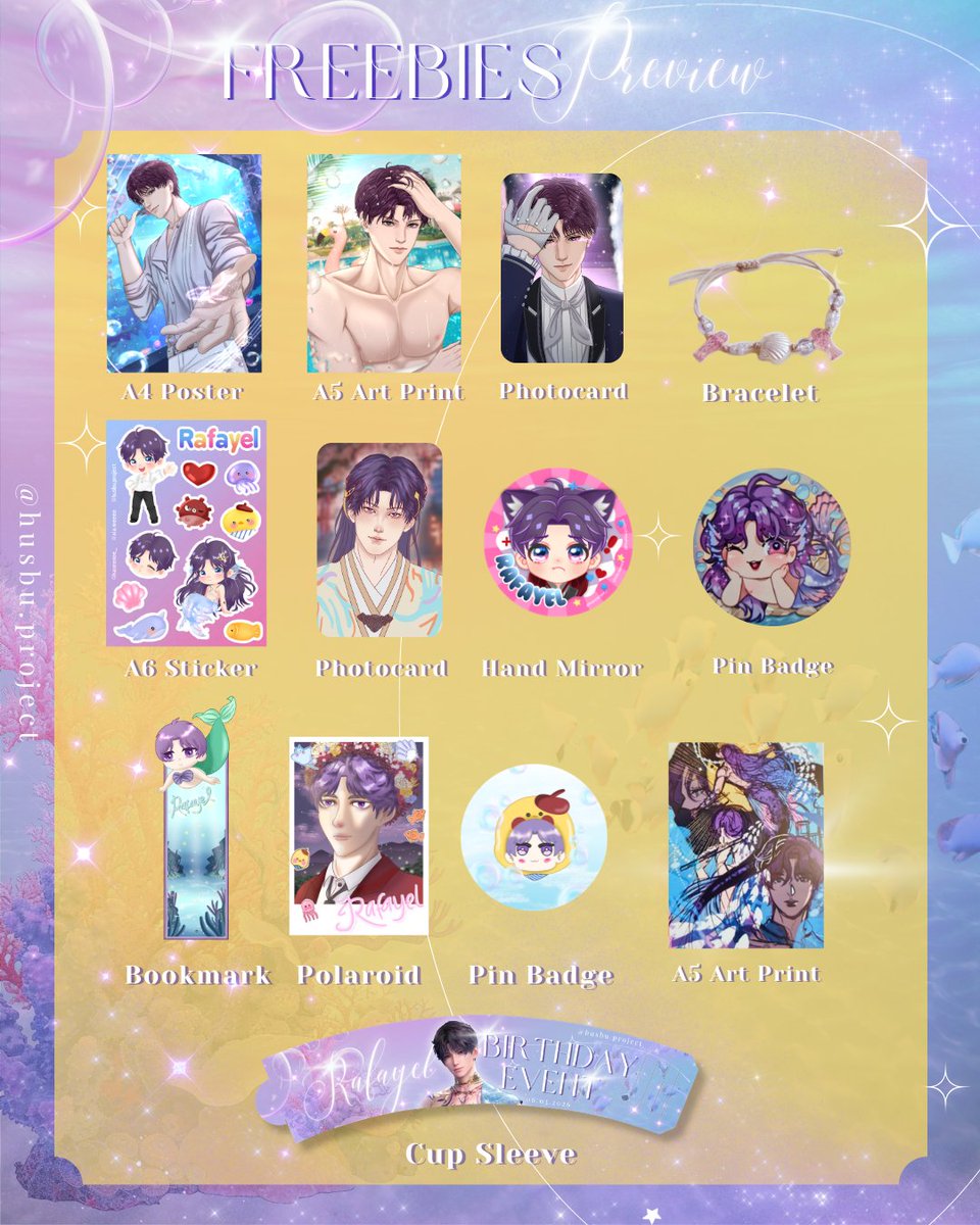 husbuproject's tweet photo. So many freebies await you at the Rafayel Cupsleeve Event 💜👀
RSVP is still open — last few slots available!
https://t.co/e9FO5Q7CyG https://t.co/YAyolpNs0k