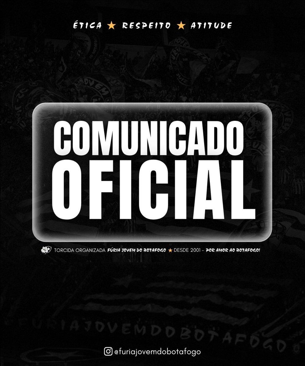NOTA DE REPÚDIO: FÚRIA JOVEM É NORTE! 

A Torcida Organizada Fúria Jovem do Botafogo vem a público manifestar sua posição oficial e reivindicar junto à diretoria do clube a abertura regular do Setor Norte no Estádio Nilton Santos. Entendemos a complexidade da gestão do estádio