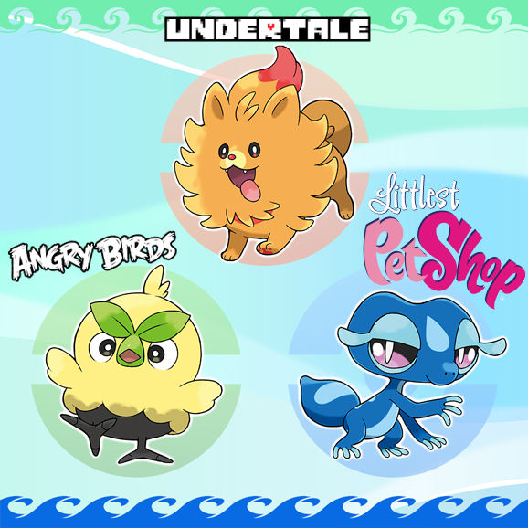 #Pokemon Okay I figured it out, the theme is "2010s Nostalgia"