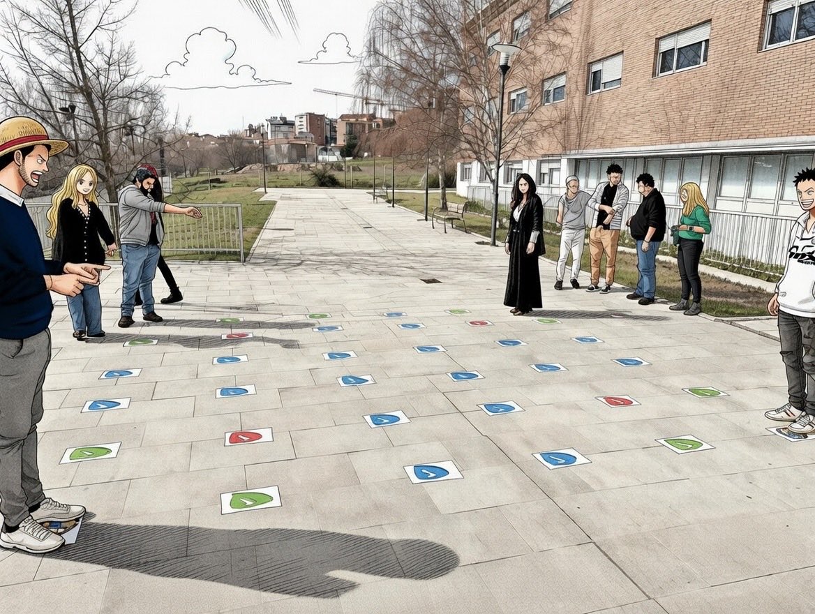 arcipreste2009's tweet photo. Un grupo de docentes de #Avila descubrieron actividades desenchufadas al ritmo de Alessandro Bogliolo y una adaptación de su CodyColor. Actividad directa al mapa.
#EUCodeWeek #ComputationalThinking #UnpluggedCoding #CodingForAll #TeacherResources #DigitalSkills #Education https://t.co/2RqFp96Hmt
