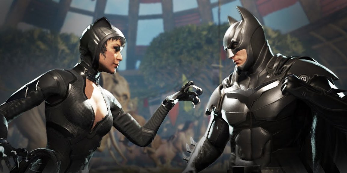 Catwomanlouvre's tweet photo. The Bat and the Cat in video games 🦇🐈‍⬛ https://t.co/PWGInSuCfC