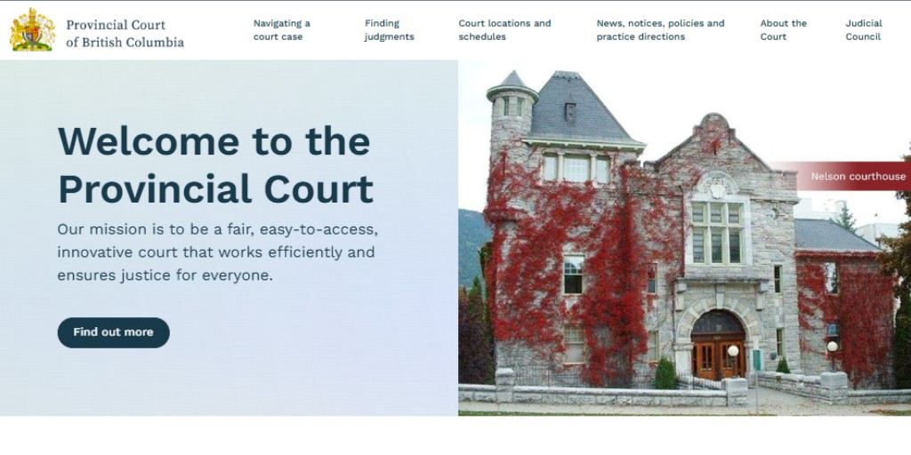 BC Provincial Court tweet media