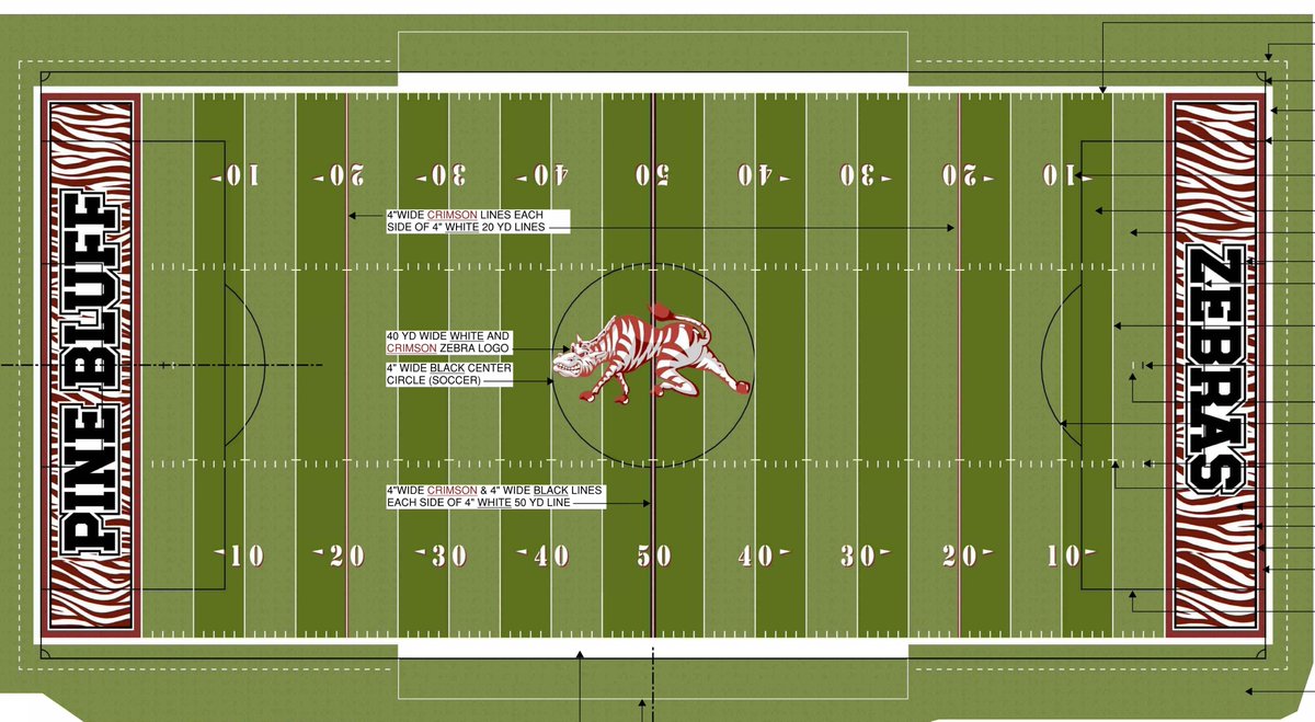 East_Harding's tweet photo. Exciting Renovations Coming to Zebra Nation!

Major renovations are underway on the PBHS Stadium, promising to elevate the overall experience for athletes, students, &amp; fans alike.  New turf, scoreboard, lighting &amp; more!

#pbhs #pinebluffhighschool #fightingzebras #lewisarchitects https://t.co/WwAL0OONzH