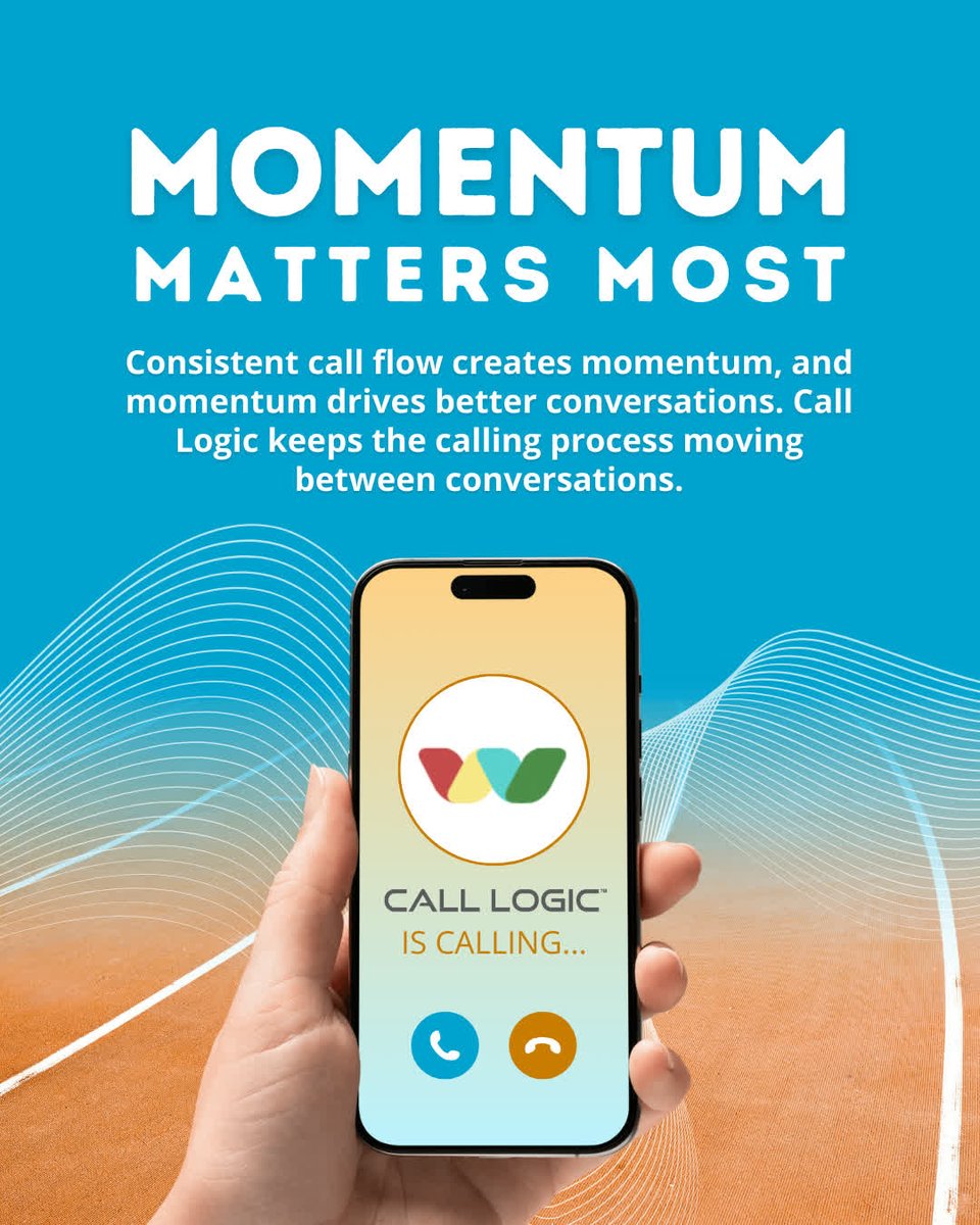 call_logic's tweet photo. The strongest calling days aren't about motivation spikes. They're built on rhythm, flow, and staying in motion. Learn more about how Call Logic can improve your momentum: https://t.co/yO77r63KP6. https://t.co/LFQyDpWq2h