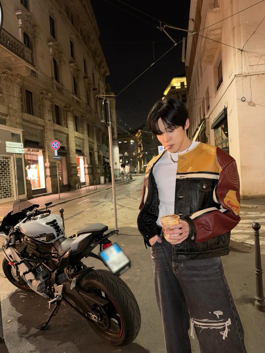 He's trying to be nonchalant but he's definitely following me home