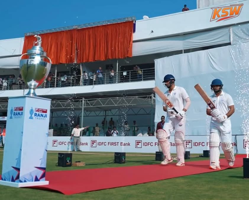 J&amp;K is about to clinch their first #RanjiTrophy title! How excited are you to see them lift the coveted trophy? #RanjiTrophyFinal