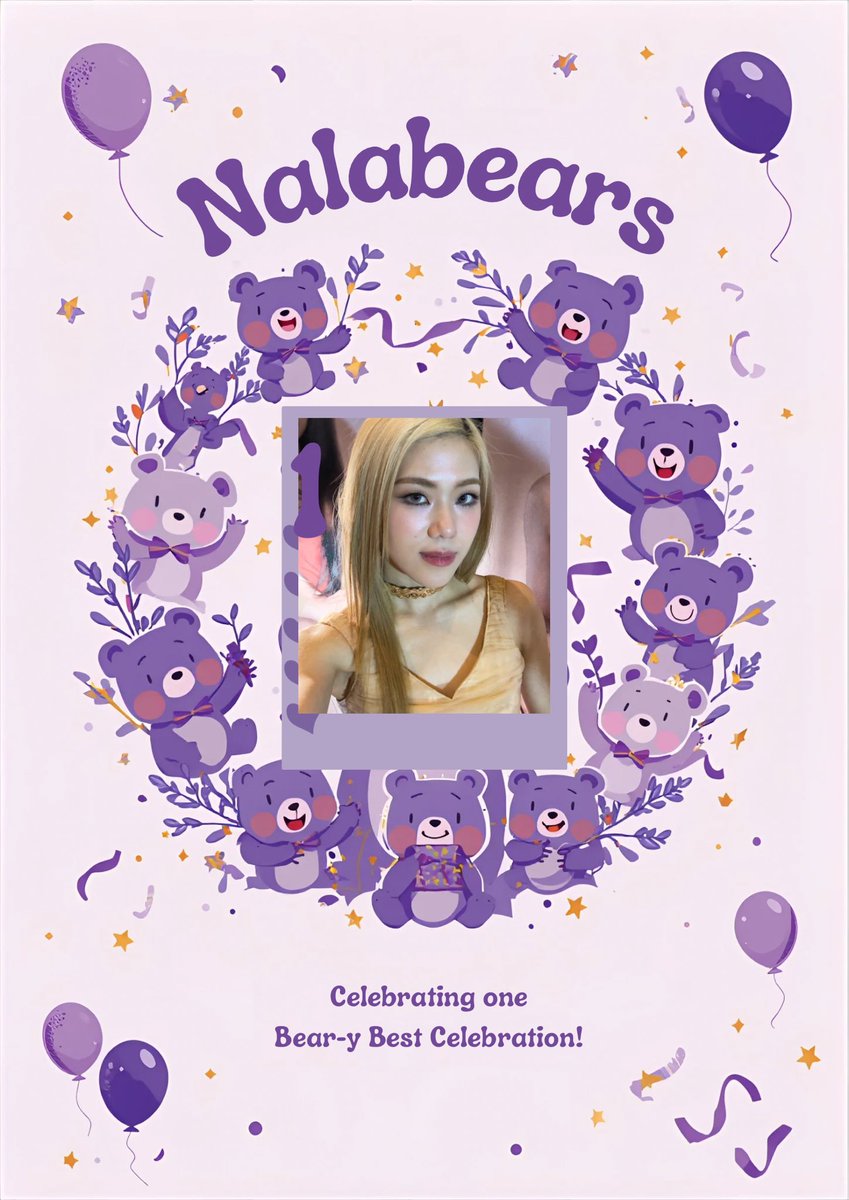 Happy 1st Anniversary, Nalabears! 

Today we celebrate not just another year of your journey, but another year of inspiration, strength, and beautiful memories you’ve given us. We love you <a href="/_nalachua/">NALA</a> 

NALAVERSE 1ST ANNIVERSARY
#Nalaverse1stAnniv #Nalabears 
#FINA #FINA_NALA 💜