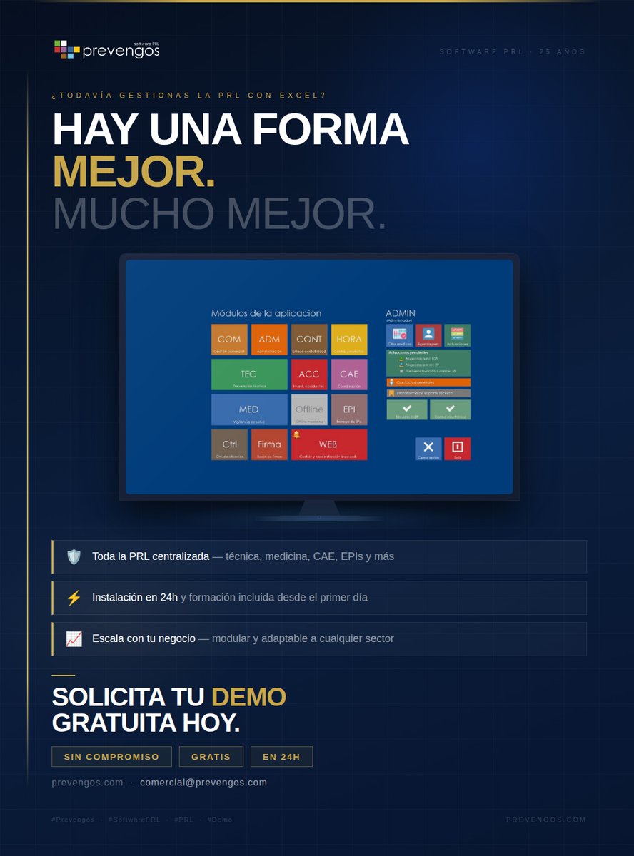 Prevengos | Software PRL tweet media