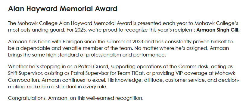 Mohawk Security & Emergency Management tweet media