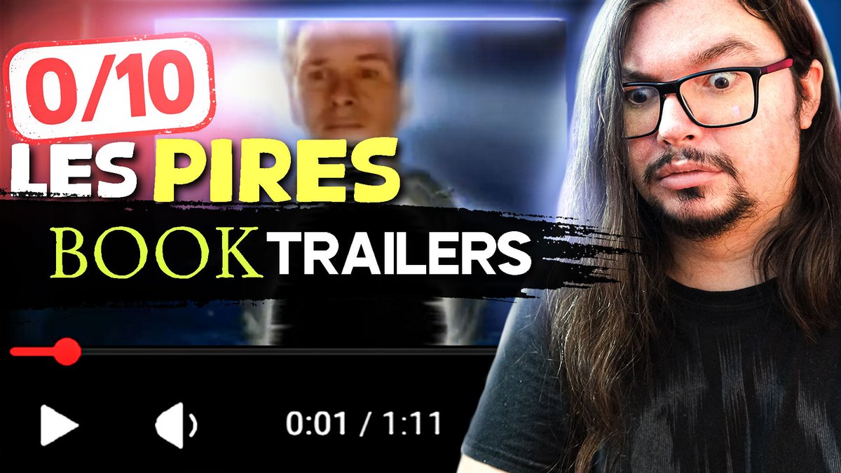 Nouvelle vidéo !  Le DERNIER épisode des critique de BOOKTRAILERS ! On avait tourné cette vidéo durant le Zevent 2025, le voilà enfin disponible ! On se moque des booktrailers moches validés par les maisons d'édition, et on adore ça.  youtu.be/ushZQNak27c