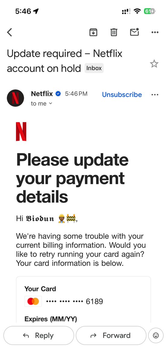 It’s still the same payment details, na money no dey😹😹😹😹