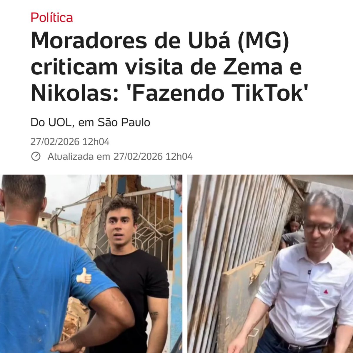 O povo está caindo na real 👏🏾