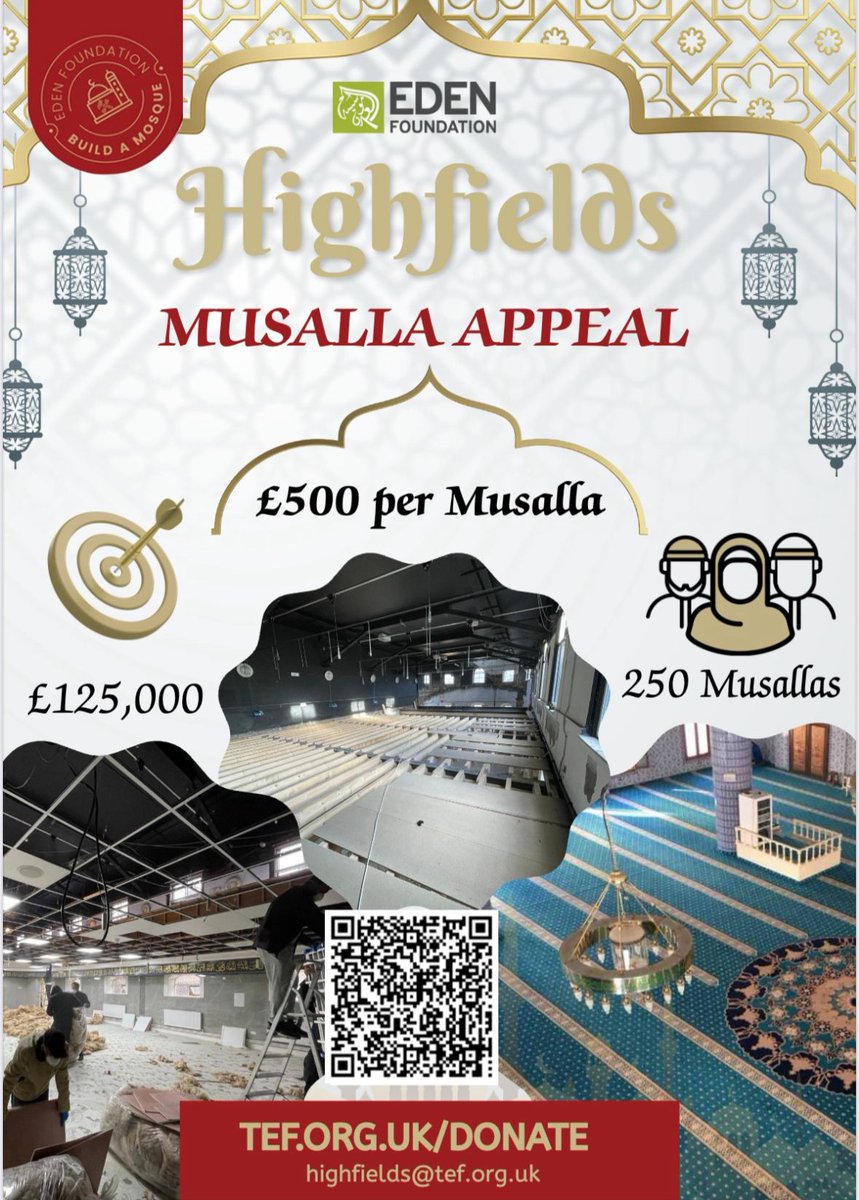 *Musalla Appeal – A Moment of Barakah*

theedenfoundation.beaconforms.com/form/15df537b