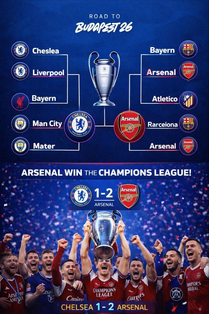 Round of 16 winners:
•Chelsea F.C.
•Liverpool F.C.
•Manchester City F.C.
•FC Bayern Munich
•FC Barcelona
•Atlético Madrid
•Inter Milan
•Arsenal F.C.
Chelsea vs Liverpool
👉 Chelsea advance
2.Manchester City vs Bayern Munich
👉 Bayern advance 

Barcelona vs Atlético Madrid