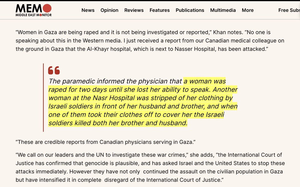 IDF soldiers raped a woman until she was unable to speak