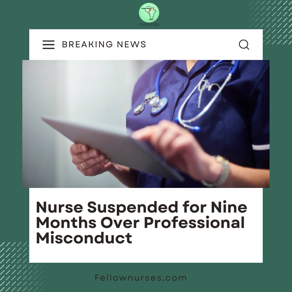 FellowNurses1's tweet photo. Nurse Suspended for Nine Months Over Professional Misconduct.
#NursingEthics #ProfessionalBoundaries
#NurseAccountability #PatientSafety
#FitnessToPractice #NursingStandards
#HealthcareProfessionalism
https://t.co/PwwdGgTJwL https://t.co/uYTi8tQ6zo